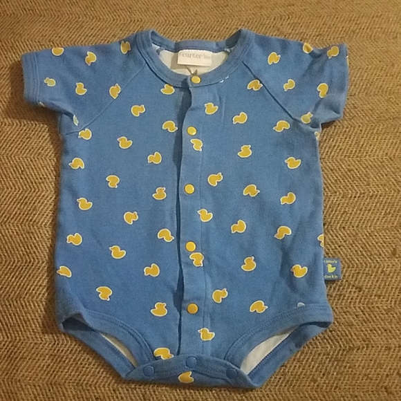 🏖Carter's 0-3mo baby duckie onesie - Picture 1 of 2